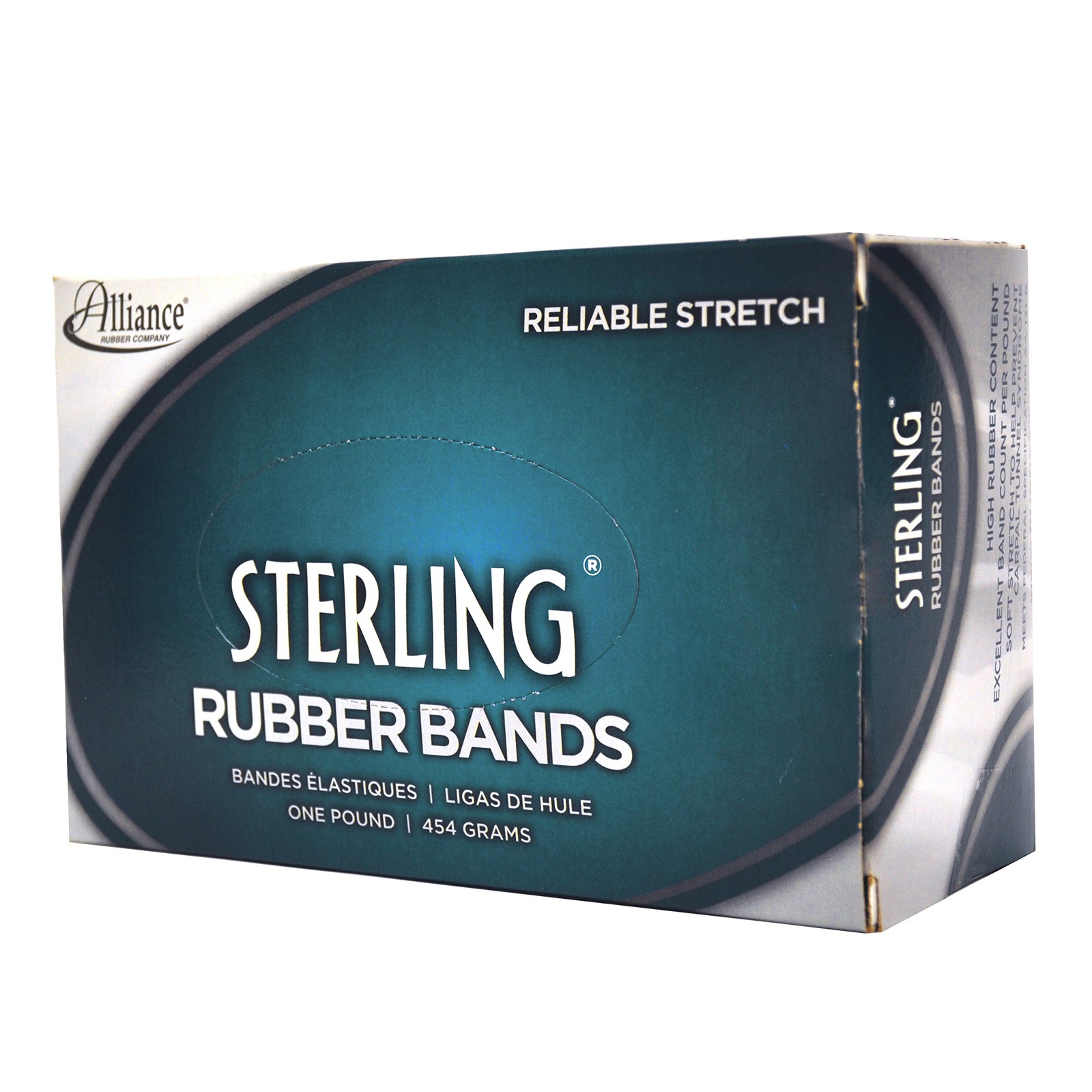 Alliance Rubber 24125 Sterling Rubber Bands Size #12, 1 lb Box Contains Appro…