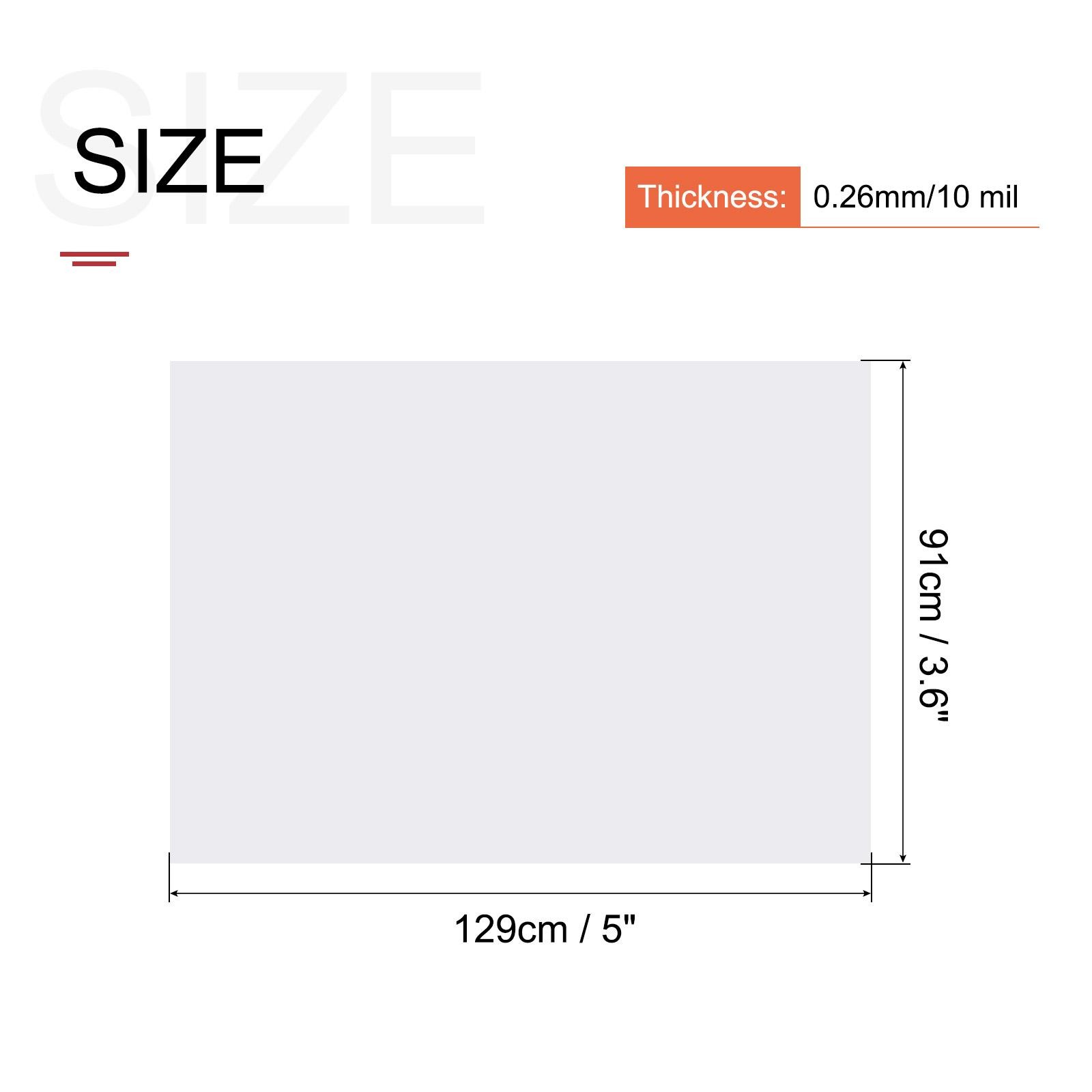 Self-Sealing Laminating Sheets Lamination Film Clear, 129x91x0.26mm, 50pcs