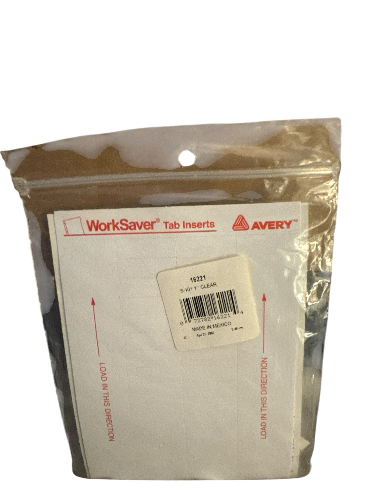 Avery 16221 Self-Adhesive Index Tabs with Printable Inserts 1″ 25 Total Tabs!