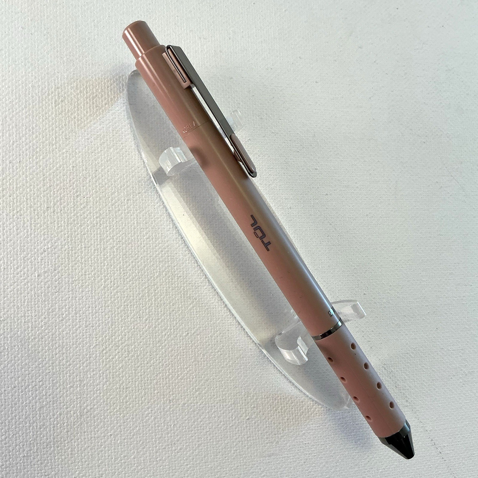 NEW TUL Pen Gel Metallic Ink BRONZE Ink 0.8 Gunmetal Clip, Matte Barrel