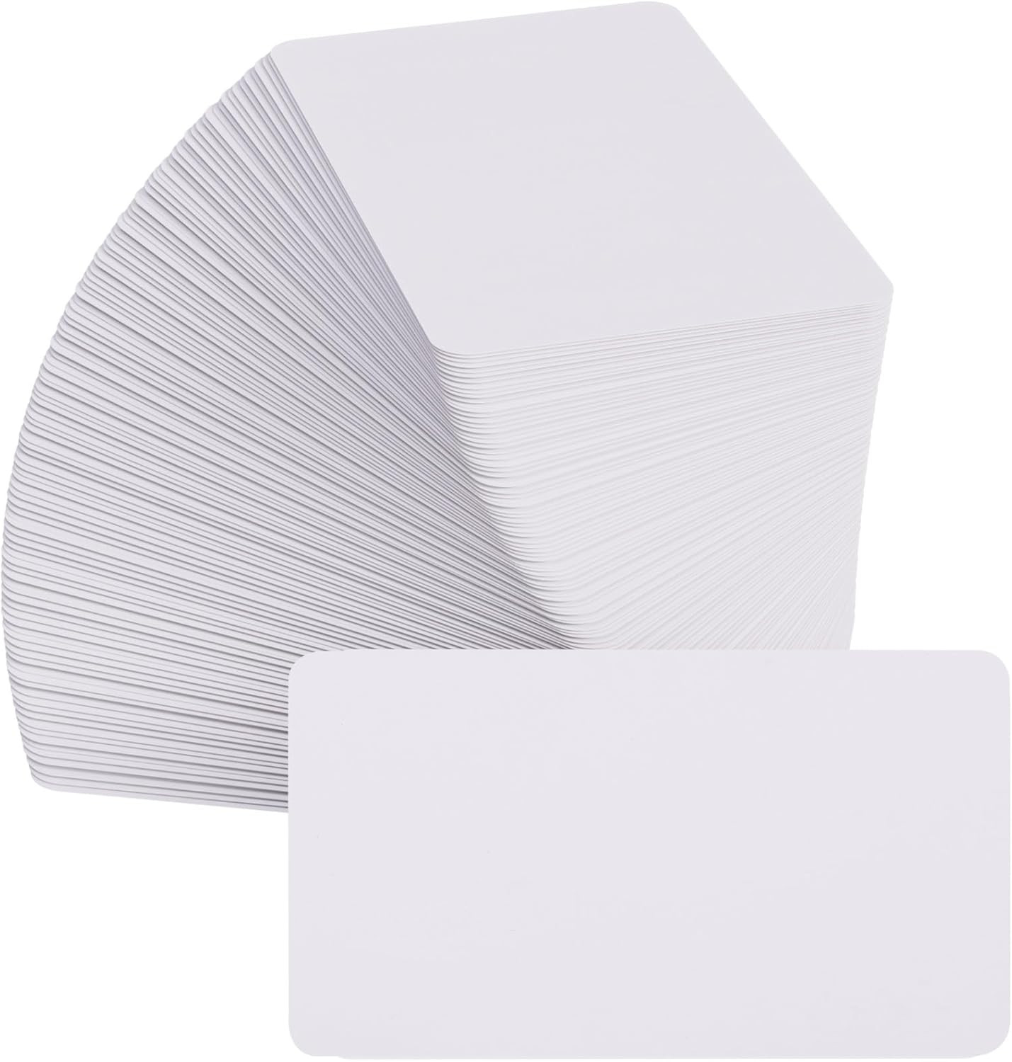 100Pcs Blank Business Cards, 3.5″ X 2″ Kraft Paper Note Card, Thank You Cards…