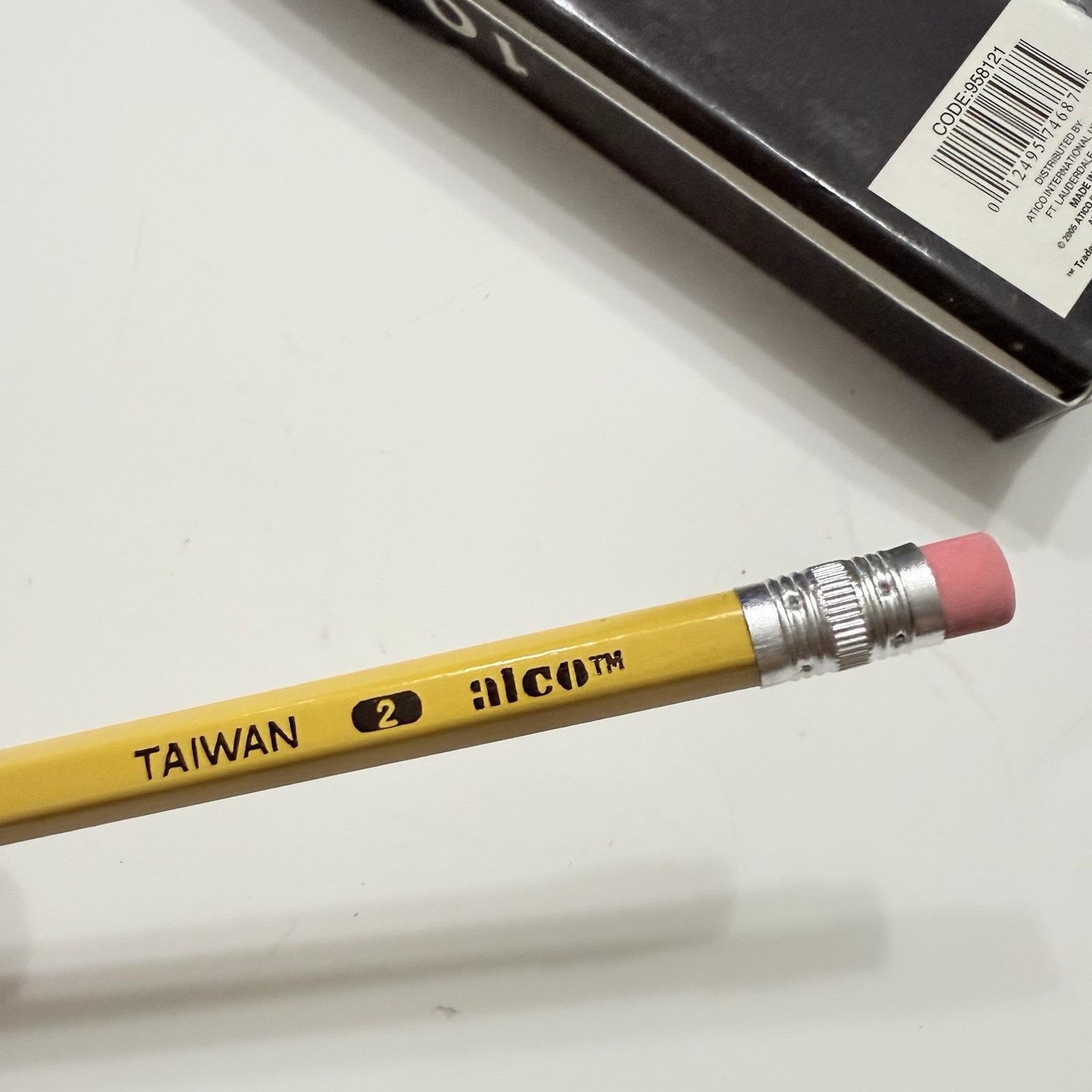 Alco 2005 Number 2 HB Lead Yellow Pencils Real Wood Pink Easer 2 Sets Of 10
