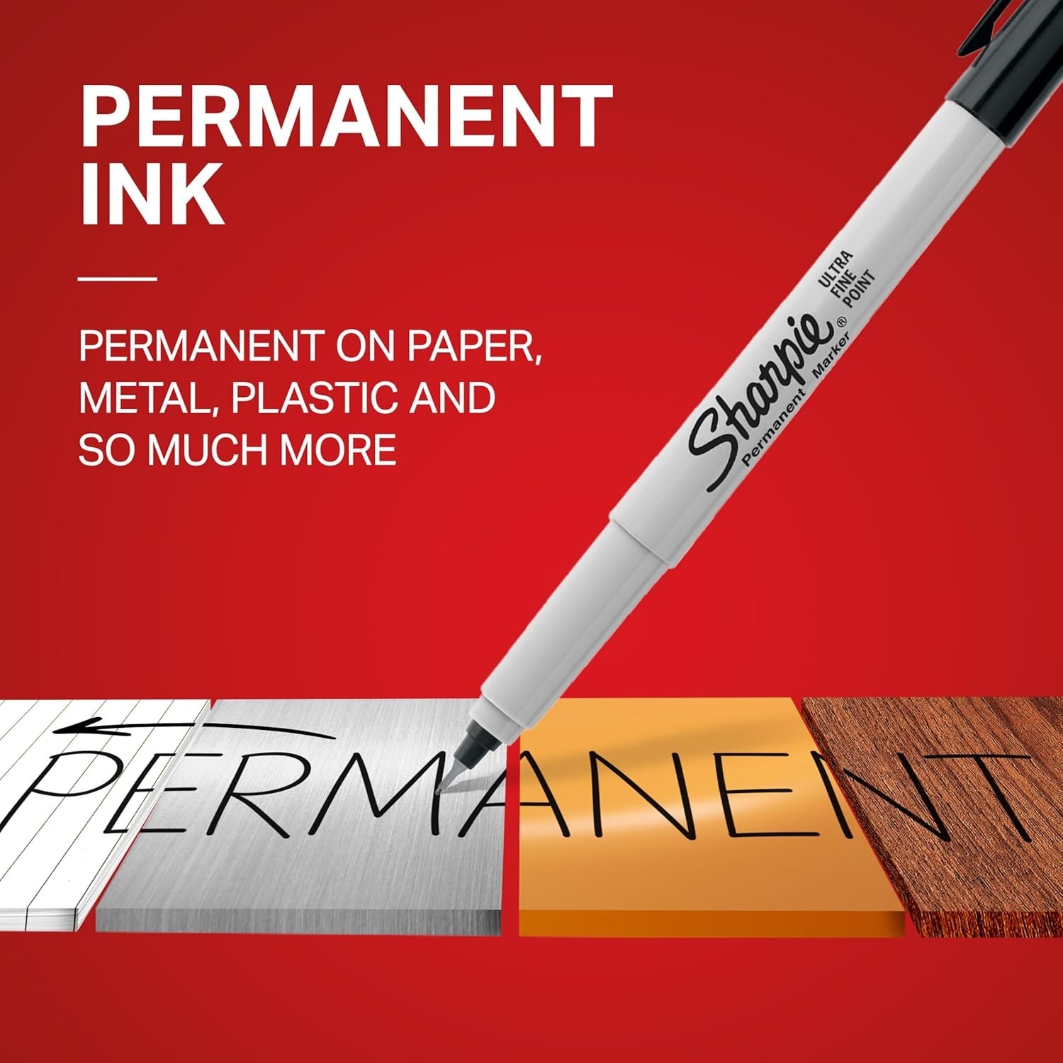 Sharpie Permanent Ultra-Fine Point Markers Black 12 PACK 37001 New