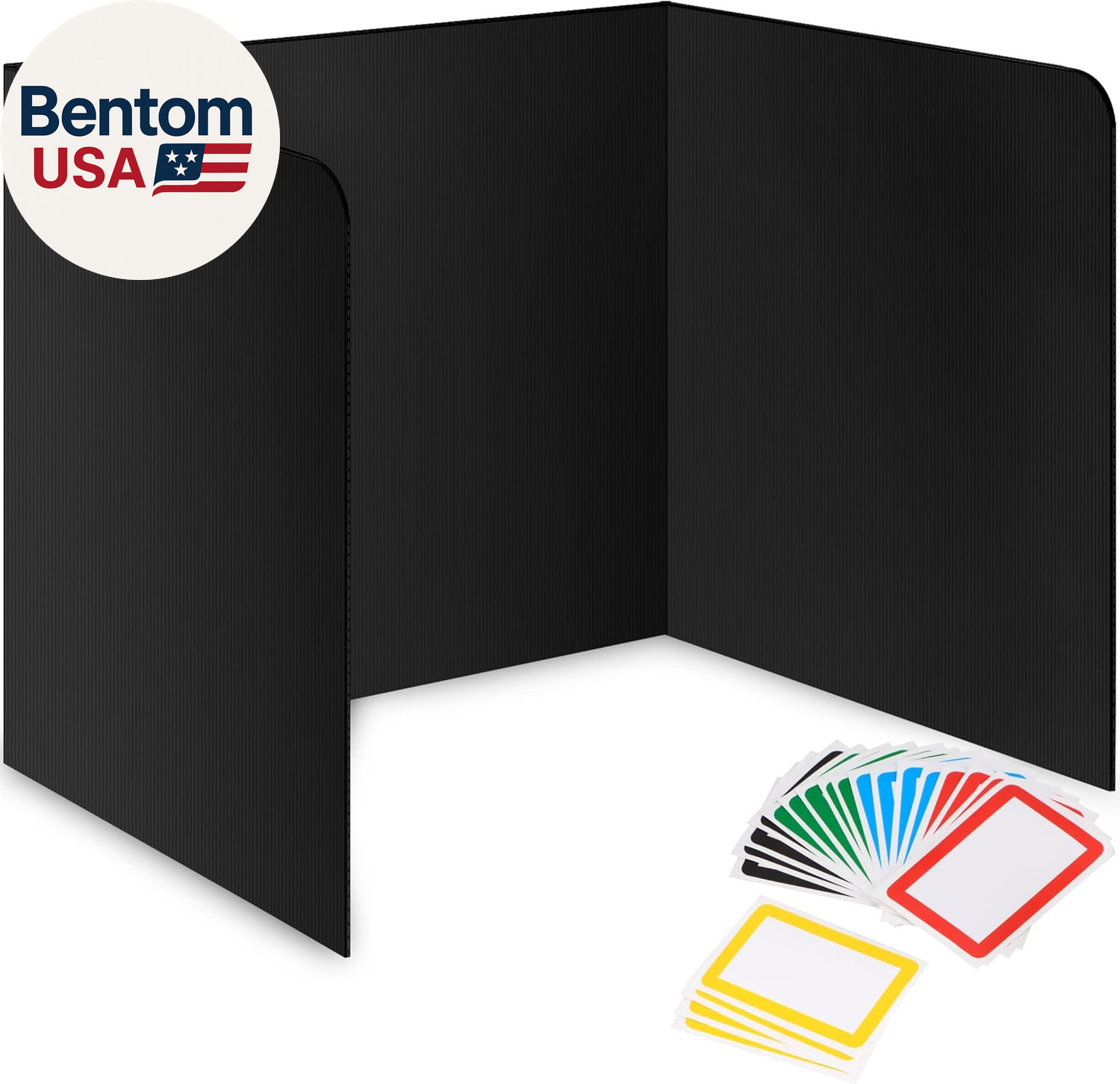 22-Pack Desk Dividers for Students – Durable & Waterproof Plastic Study Carrel D