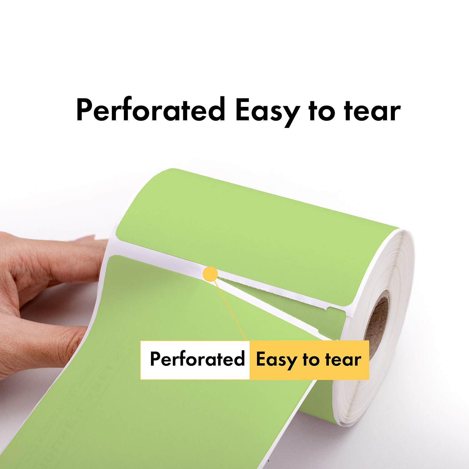 ZEBRA 4×6 COLOR (4″ x 6″) GREEN Direct Thermal Labels 1″ Core – (6) Rolls / 250
