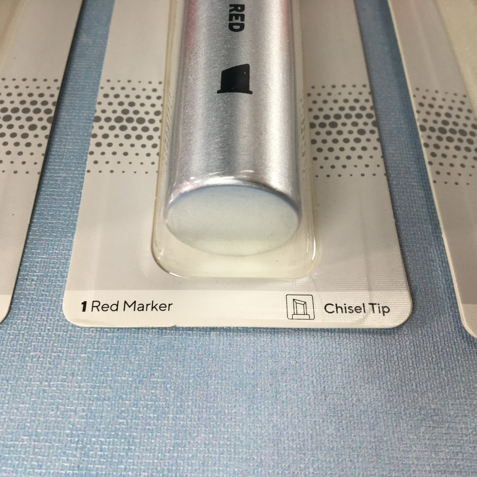 TRU RED Chisel Tip XL Tank Permanent Marker, 3 Pack, Metal Barrel, TR56934