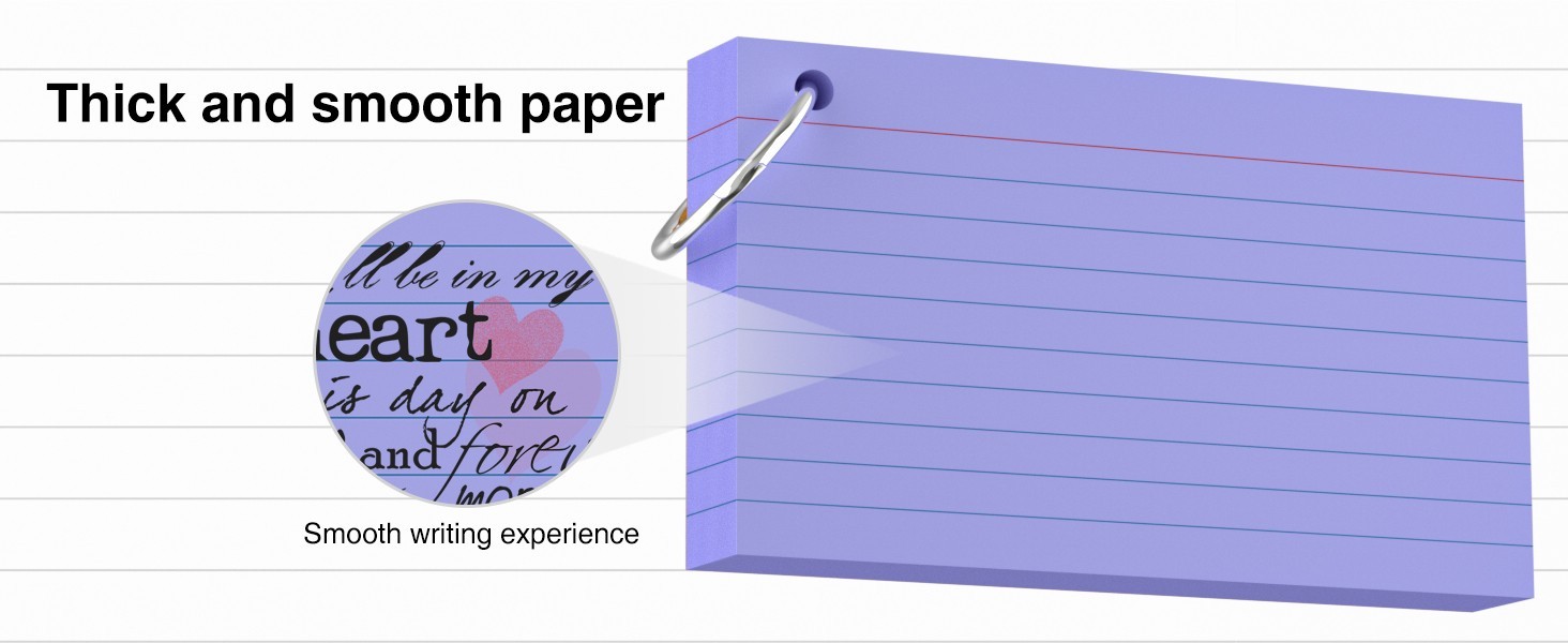 250 Count 3 x 5 Inch Colored Index Cards