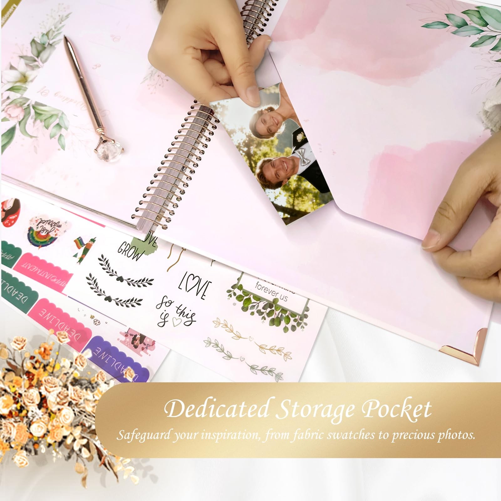 Wedding Planner Book and Organizer-176 Pages Wedding Planning Book,Bridal Pla…