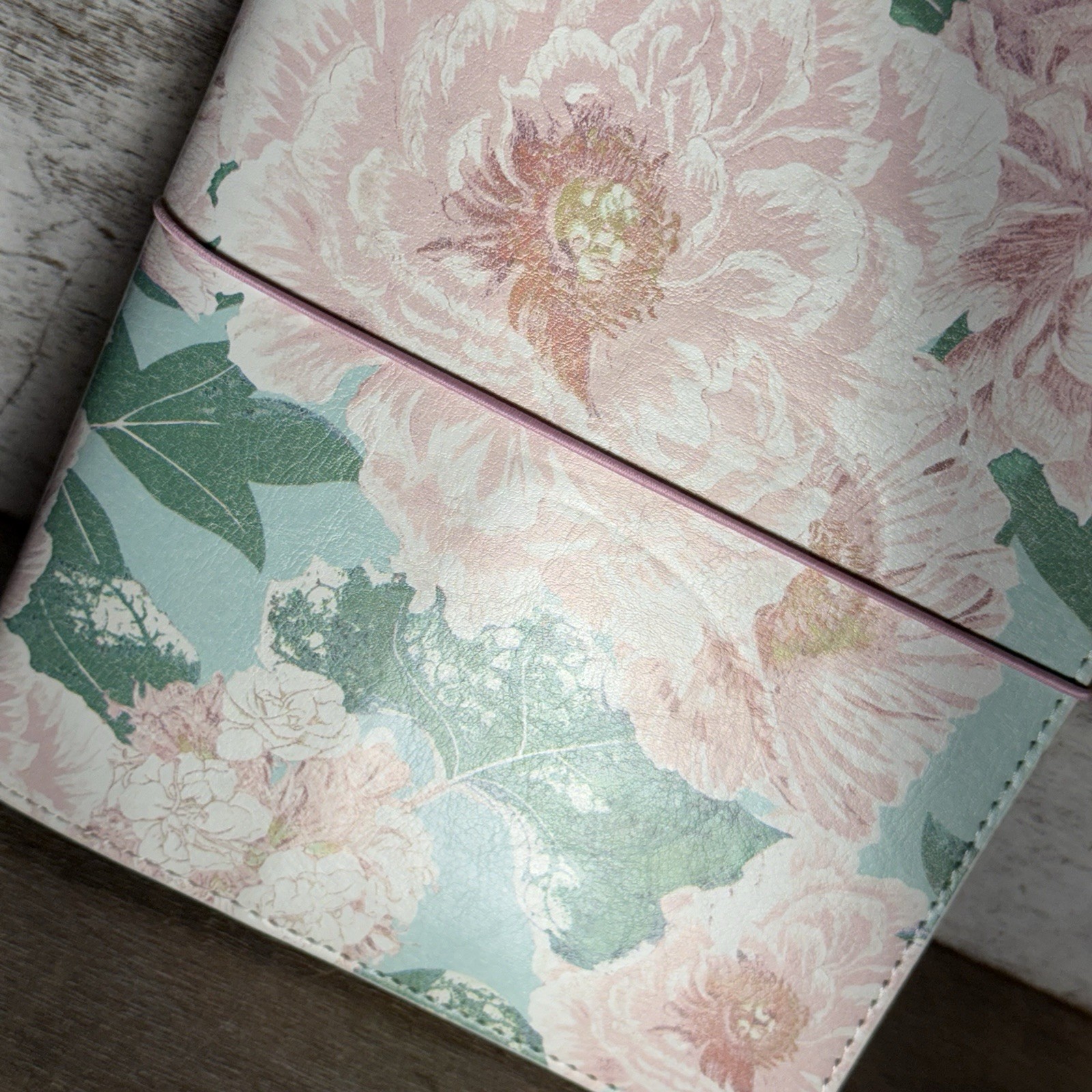 Unbranded Assorted Florals, Cactus Inside Journal Cover Pink, Green 6 1/2″x8″