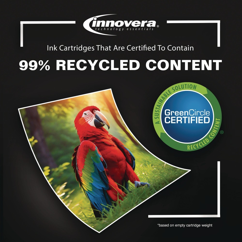 Innovera 63XLB 480 Page-Yield Remanufactured Ink – Black Certified Refurbished