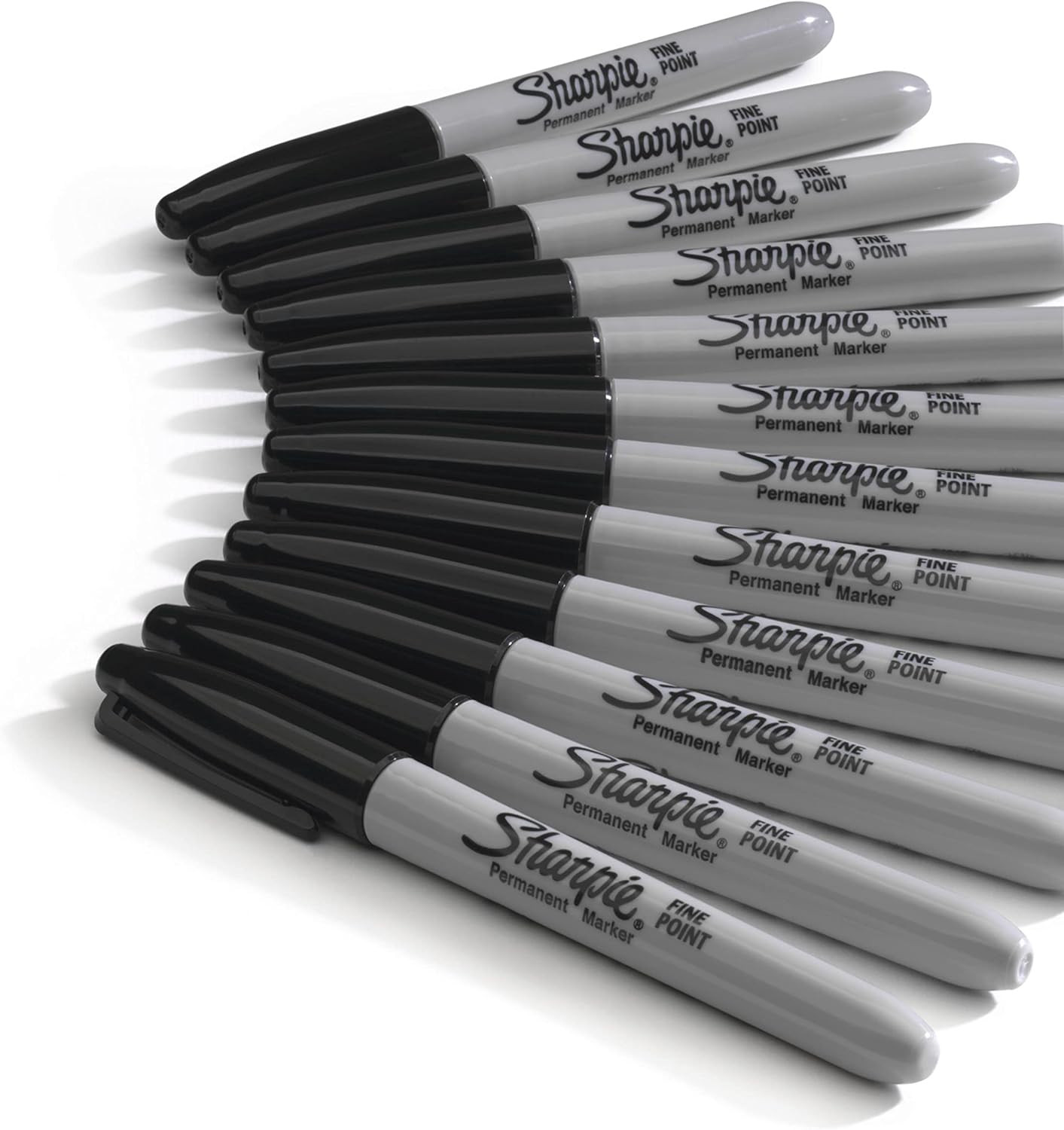 Permanent Markers Bulk Set Fine Tip Markers Set for Plastic Metal Wood and More