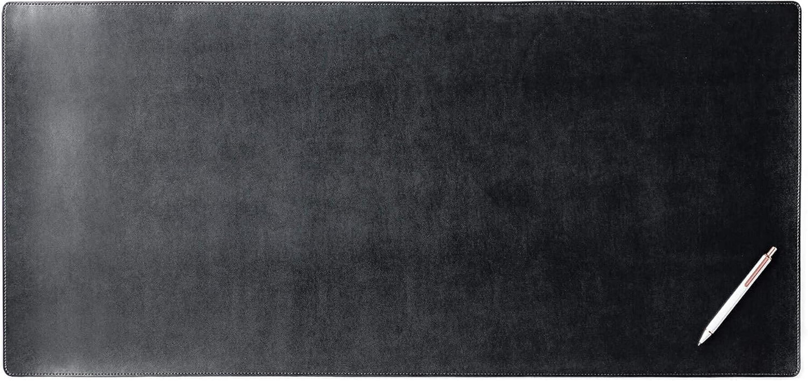 Bonded Leather No Core Rollable Desk Mat/Pad – Luxury Leather Desk Blotter for W