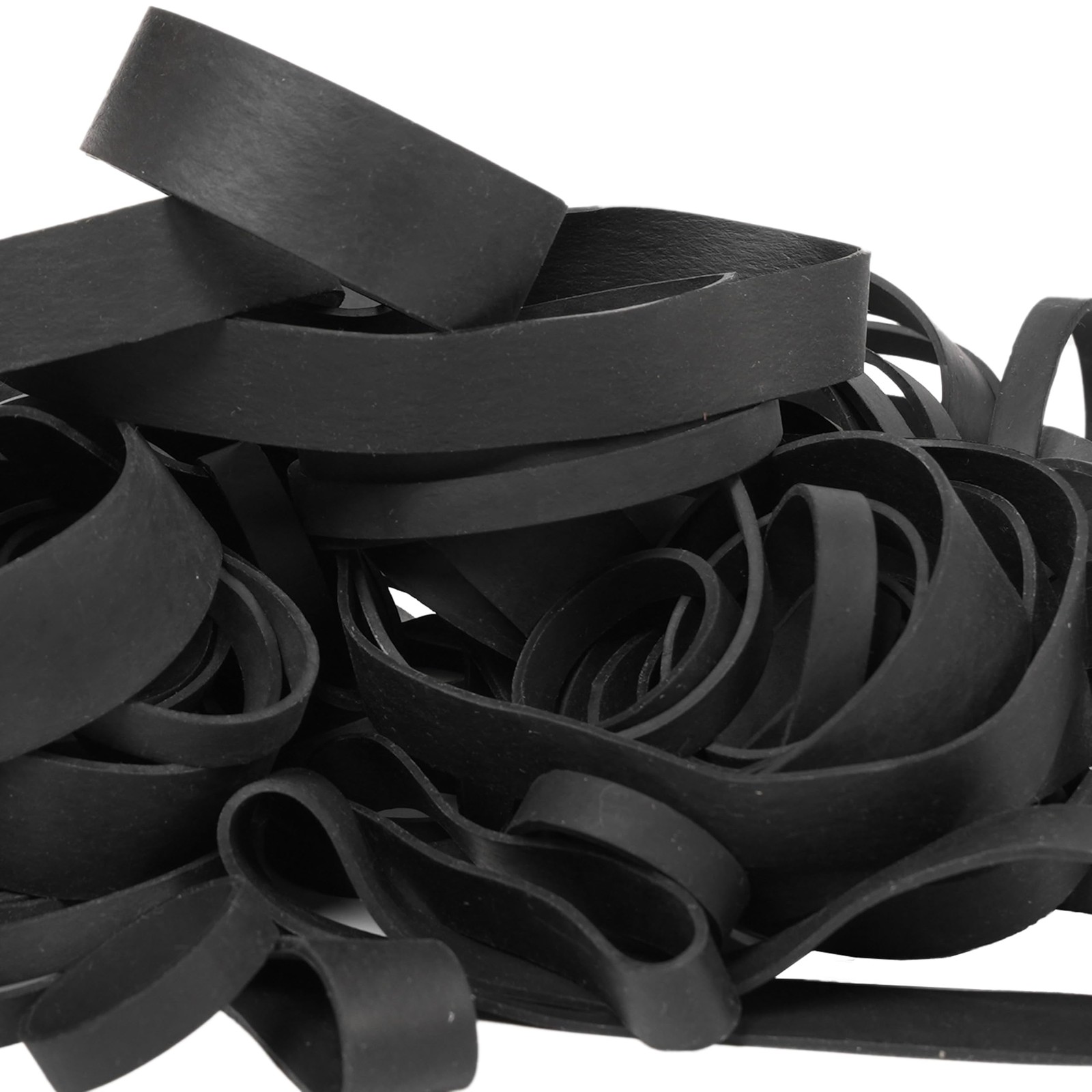 65Pcs Rubber Bands Assorted Sizes Black 6 sizes 1.5in 2in size 82 size#94 siz…