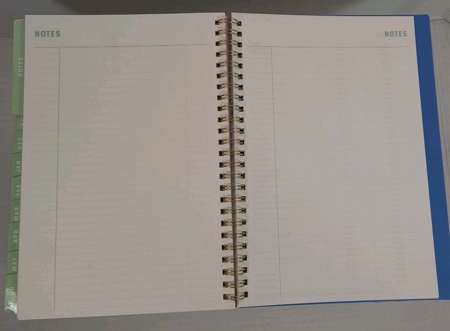 New 2025/2026 Brook Gossen For Blue Sky 12 Month Planner Tabbed Weekly Monthly
