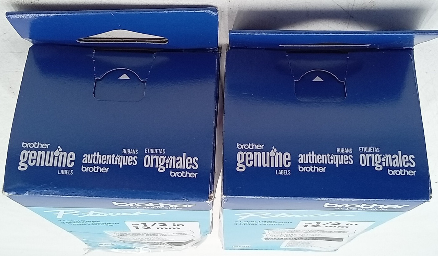 New Genuine Brother P-Touch Btag-135 Btag-231 Btag-335 3Pk Tapes Lot of 2