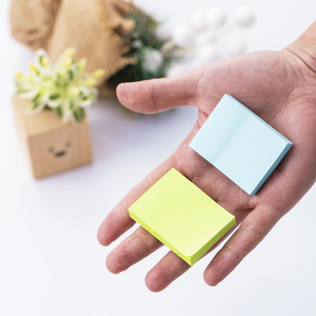 Mini Sticky Notes 1.5×2 Inches Bright Colors Self-Stick Pads 24 Pack 75 Sheet…