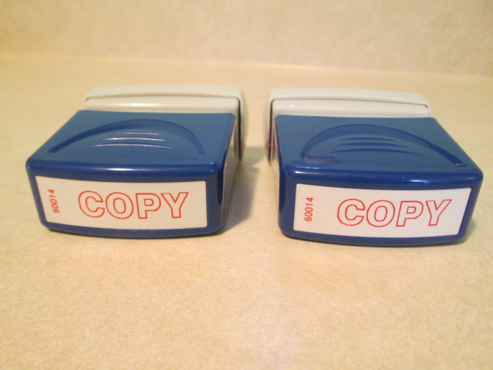 Lot of 7 Vintage Self Inking Office Rubber Stamps First Class Thank You Rush