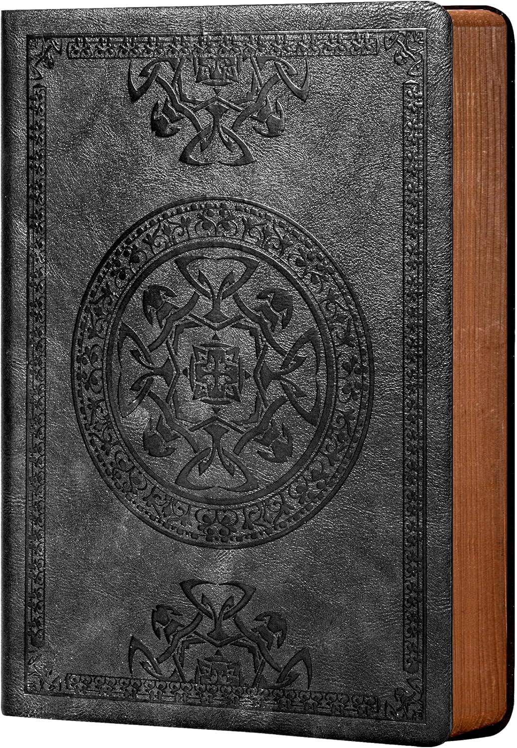 Lined Journal for Men Soft Cover Notebook Leather Journals for Writing, 180 Lay