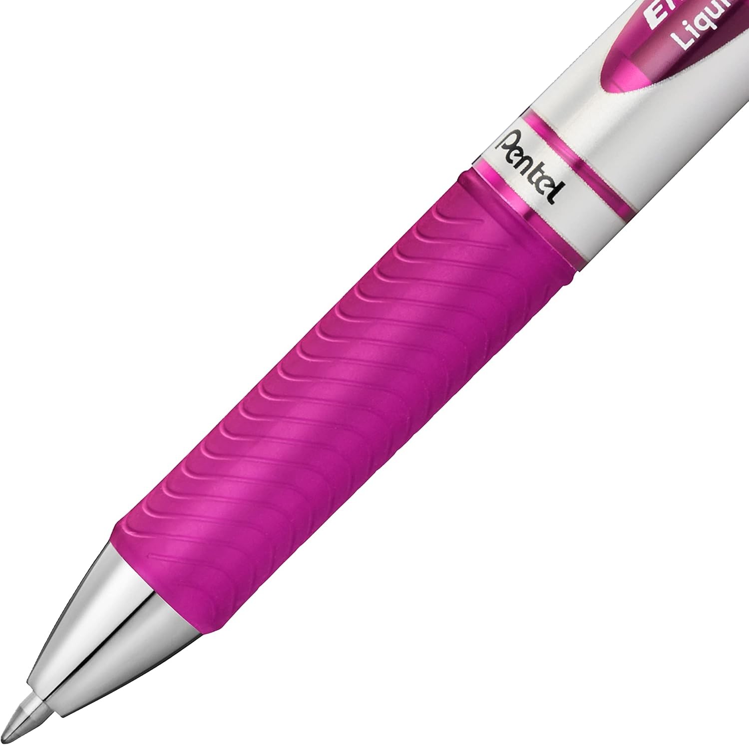 Pentel EnerGel RTX Retractable Gel Ink Pen 0.7mm Medium Magenta