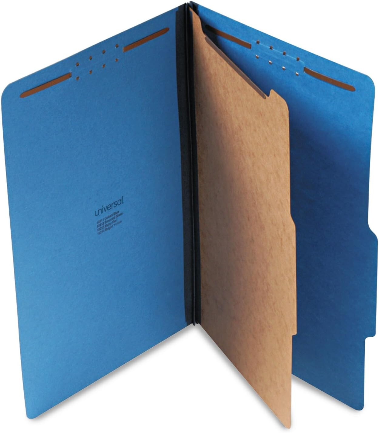 Universal Bright Colored Pressboard Classification Folders, Case of 50 UNV10201