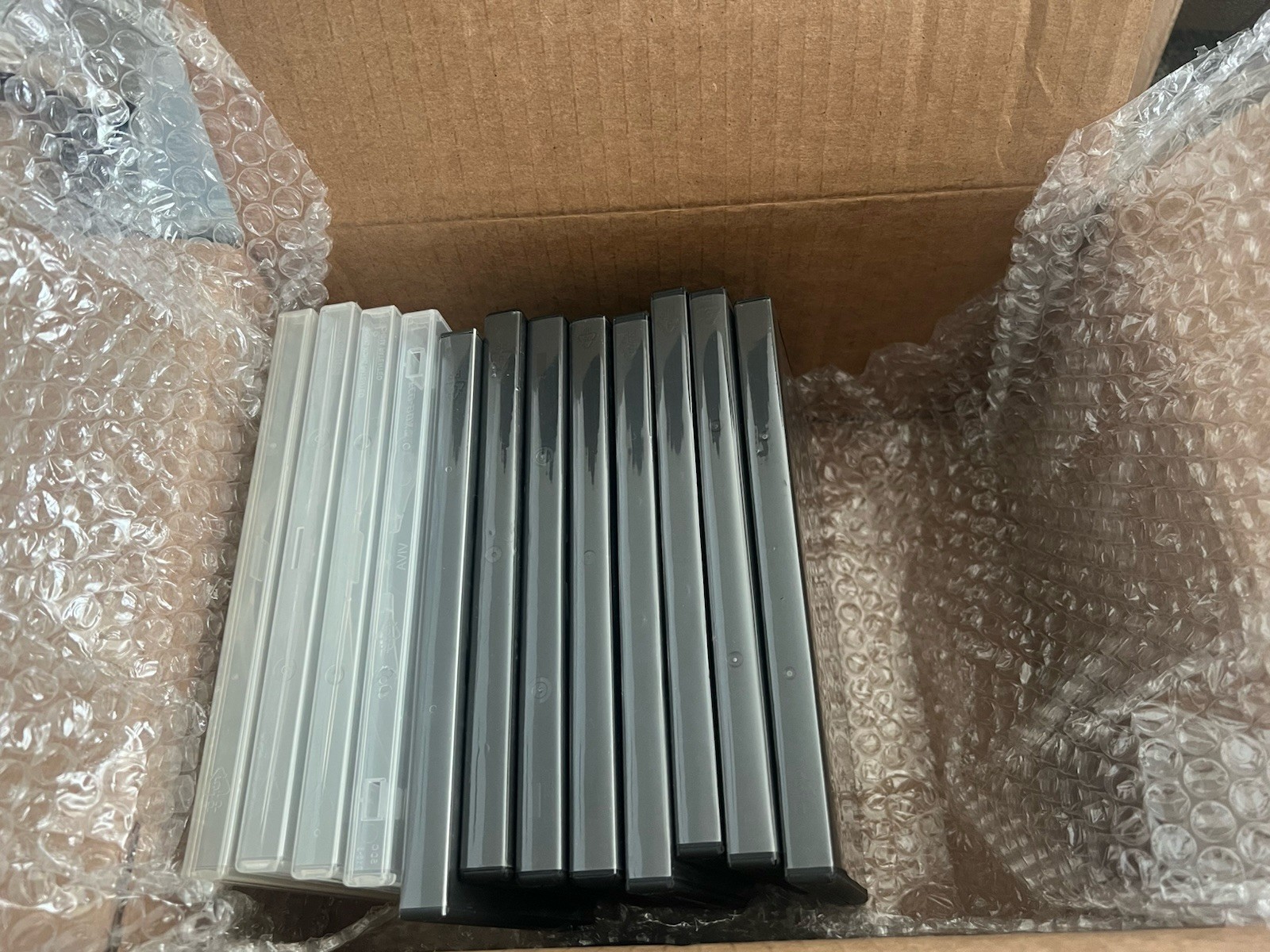 DVD Cases, Single Disc, Assortment Of 12