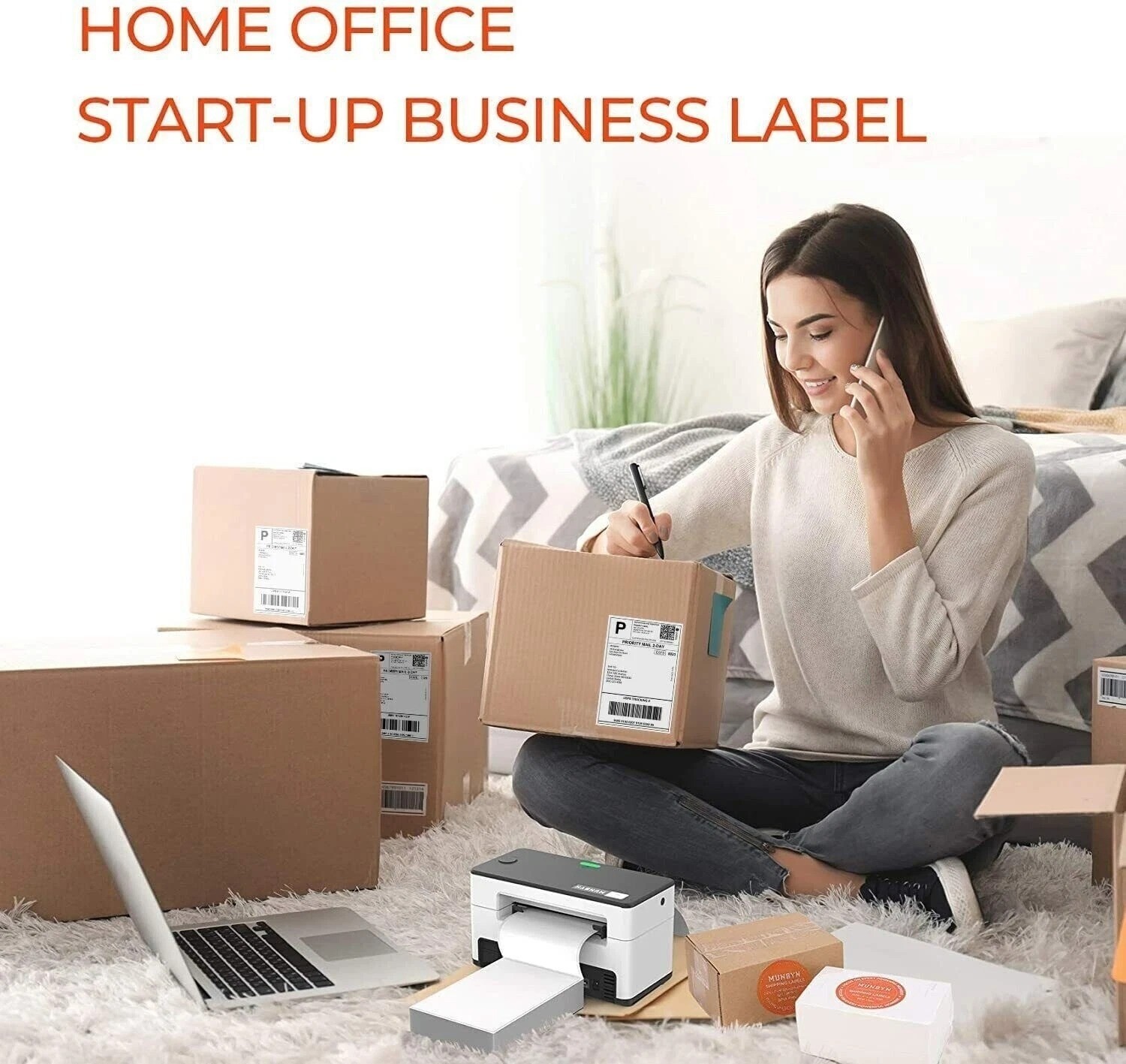 4″x6″ Fanfold Direct Thermal Shipping Labels for Zebra and Rollo Printers