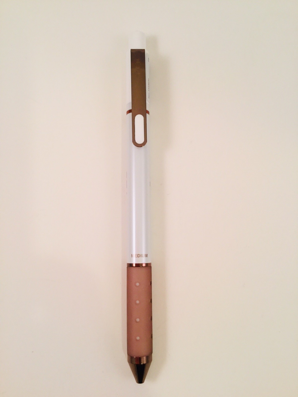 TUL Pearl Pen Retractable Gel Blue Ink White Dark Rose Gold Limited Edition 0.7