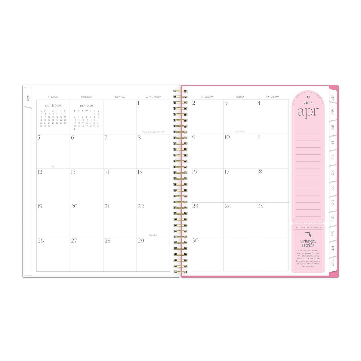 Rhi James for Blue Sky Weekly/Monthly Planner 15 Month Wirebound 8.5″x11″