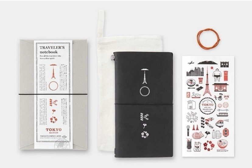 Traveler’s Company Tokyo Edition Traveler’s NoteBook Black 2024 New