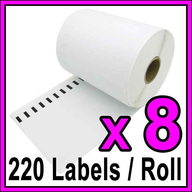 8x Compatible Dymo 0904980 4XL Extra Large Shipping Labels 104 x 159mm SD0904980