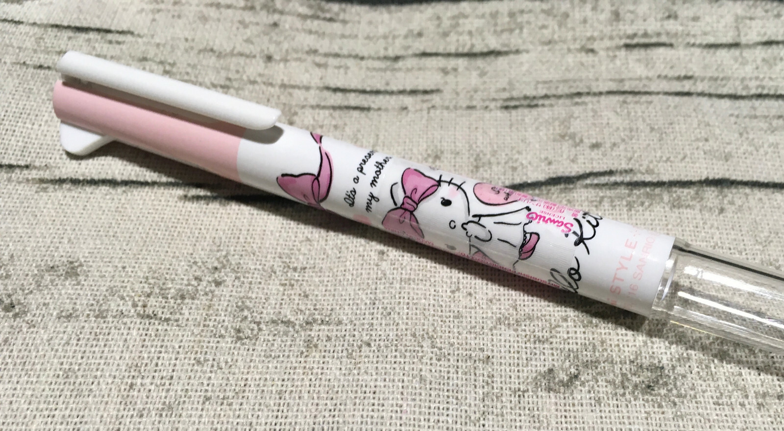 Uni Style Fit Hello Kitty 3in1 Pen + 3 refills Cute SPECIAL Romantic Ribbon Pink