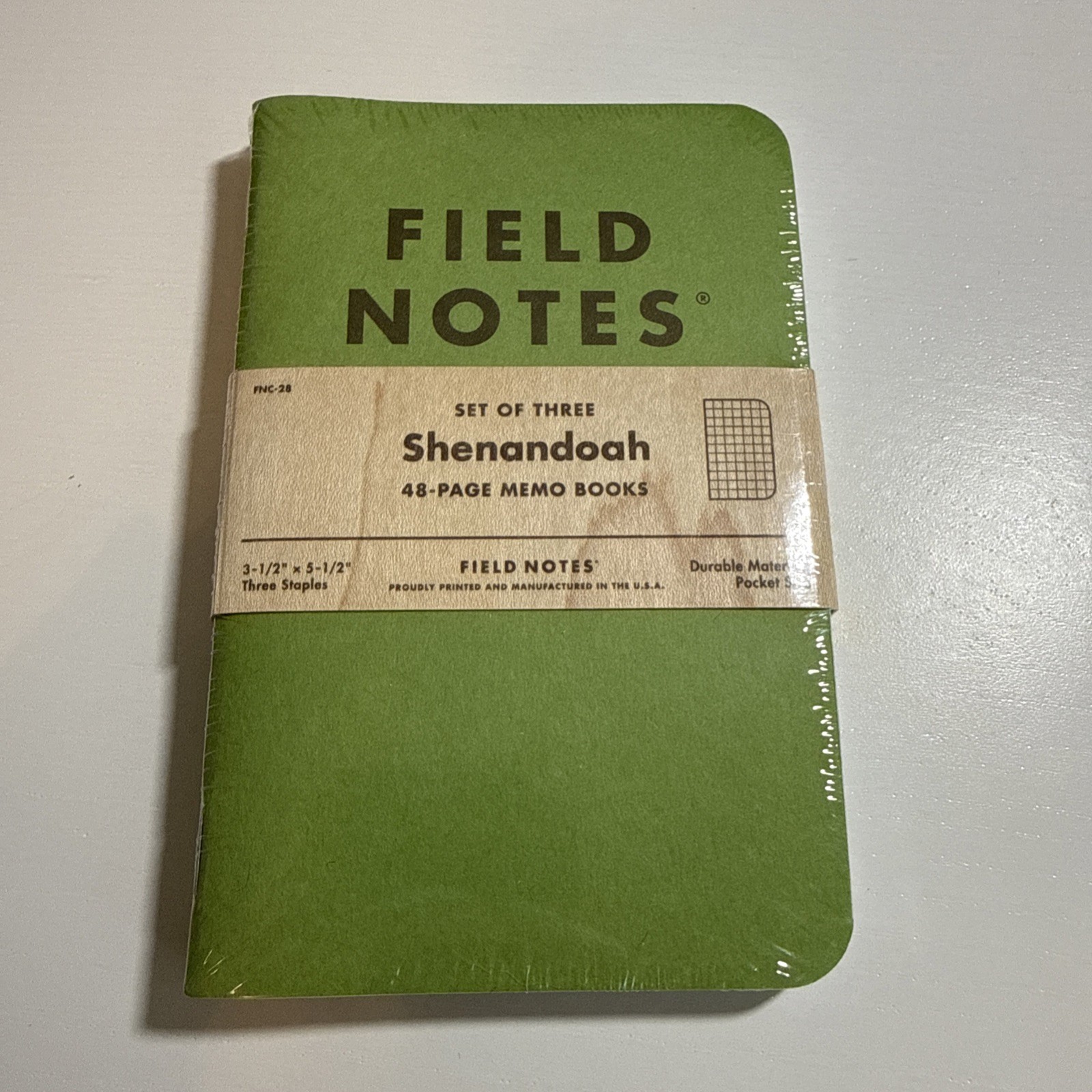 Field Notes Notebook DDC – RARE FNC-28 SHENANDOAH Fall 2015 Sealed 3pk