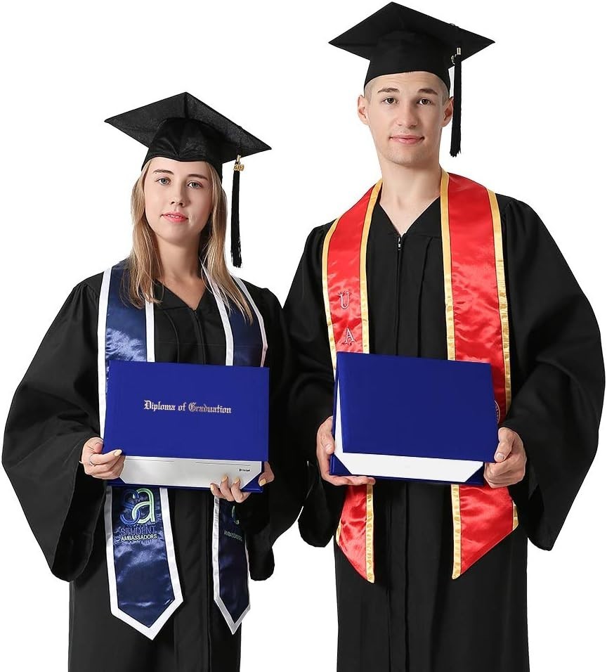 Royal Blue Padded Diploma Cover – Elegant Certificate Holder for Graduates