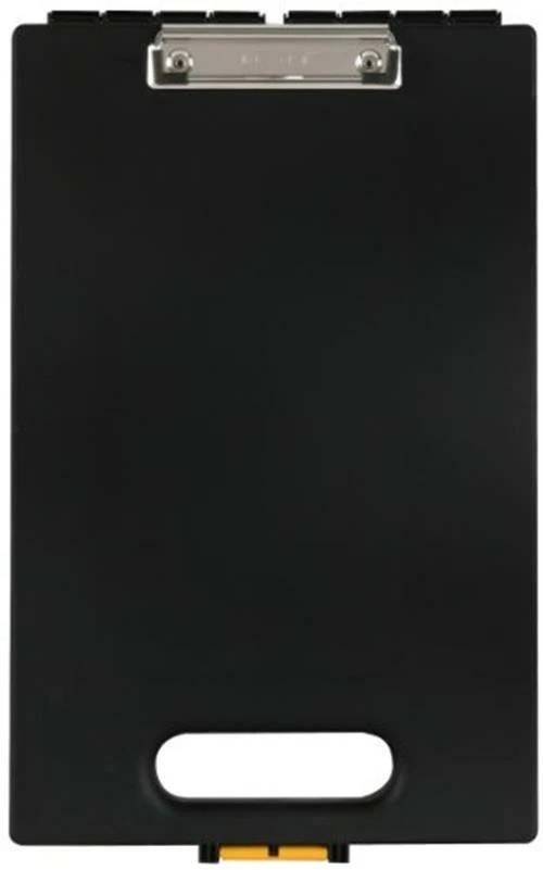 Dexas Clipcase Storage Clipboard with Handle, Black Assorted Colors