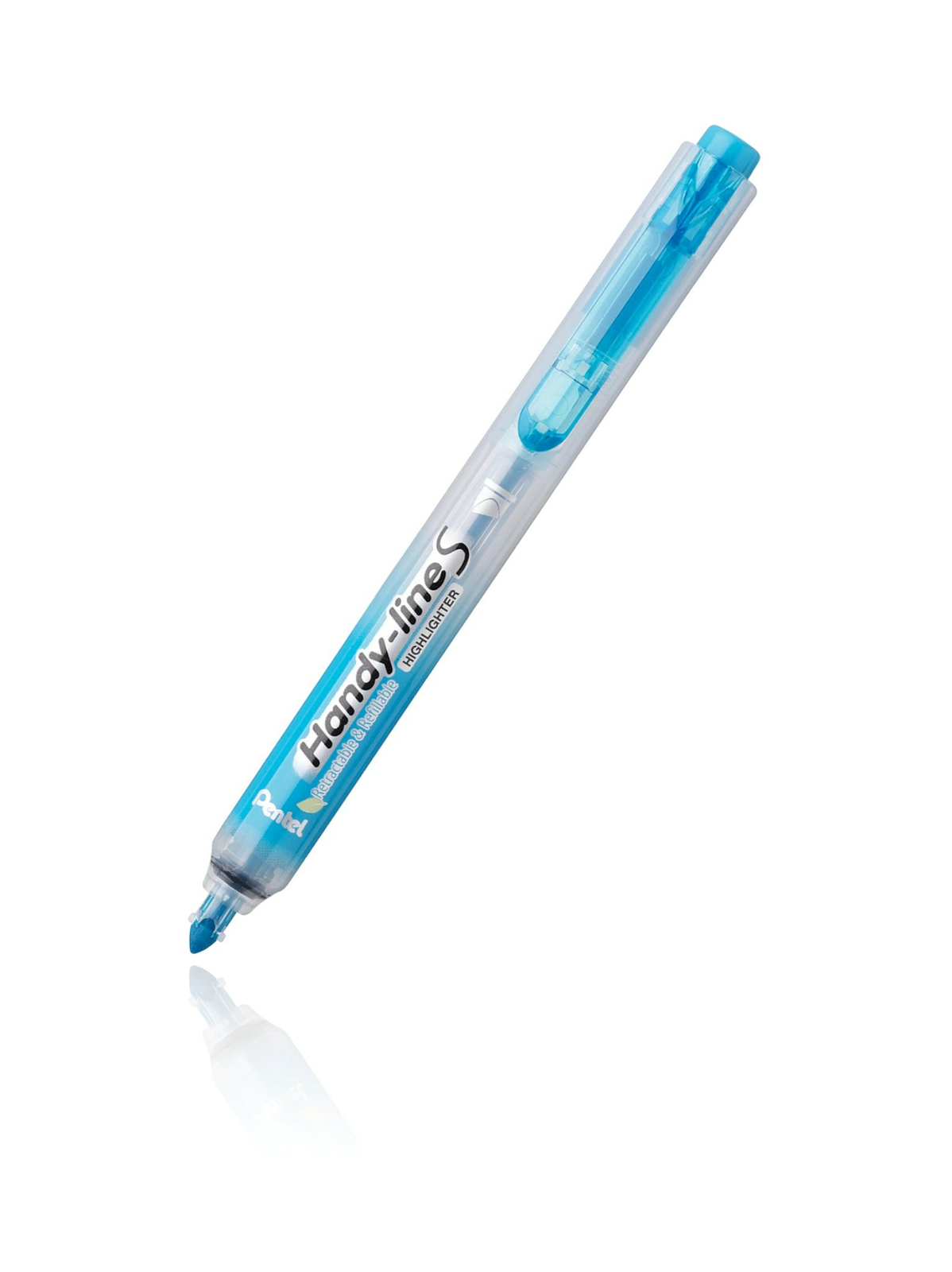 NEW Pentel 10-PACK Handy-line S Retractable Permanent SKY BLUE Highlighter NXS15