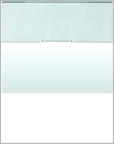 2500 Blank Check Stock – Check on Top – Green Diamond Color