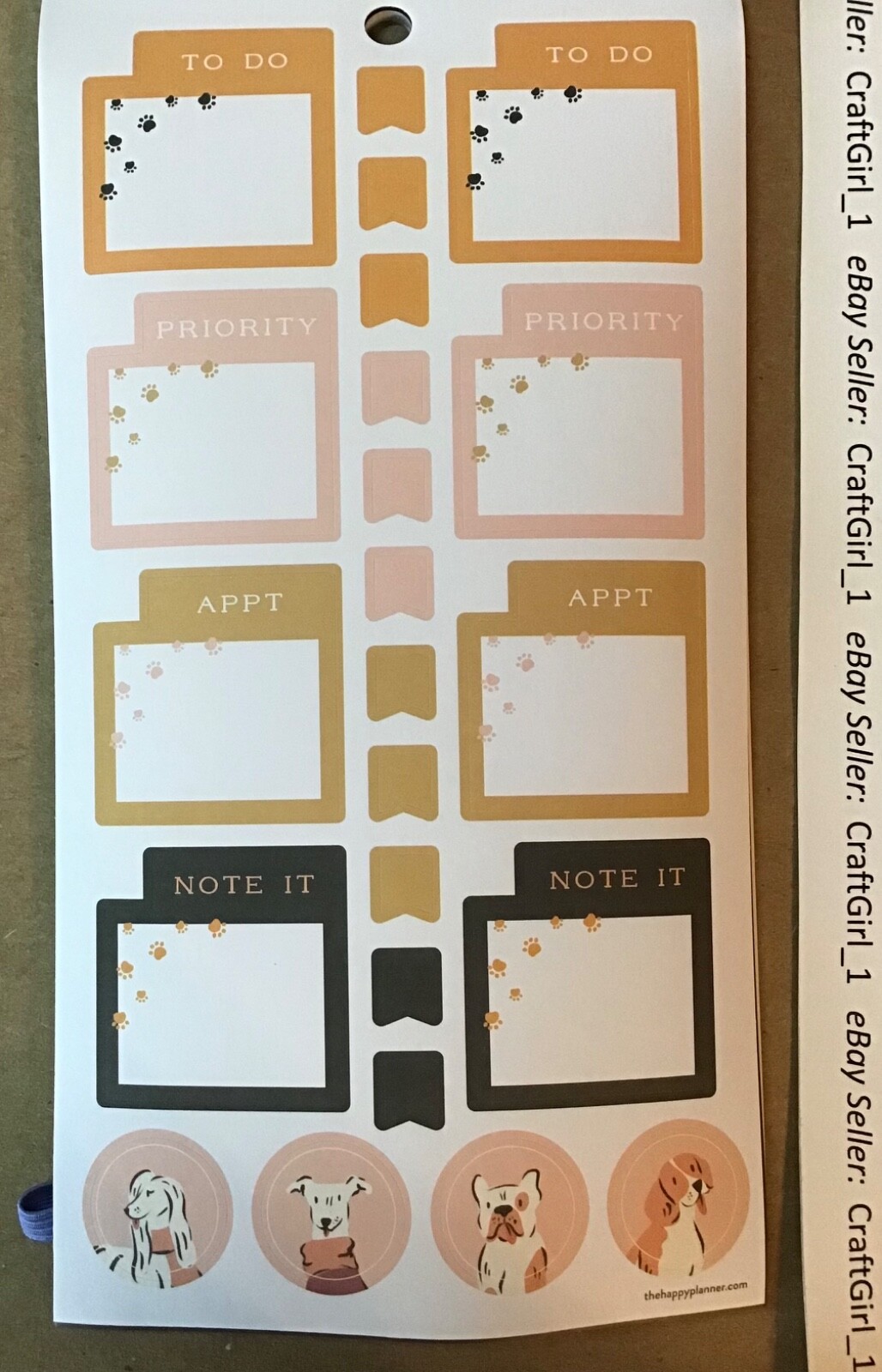 NEW! Happy Planner “PAWS-ITIVE YEAR” Value Pack Stickers 789 Pieces