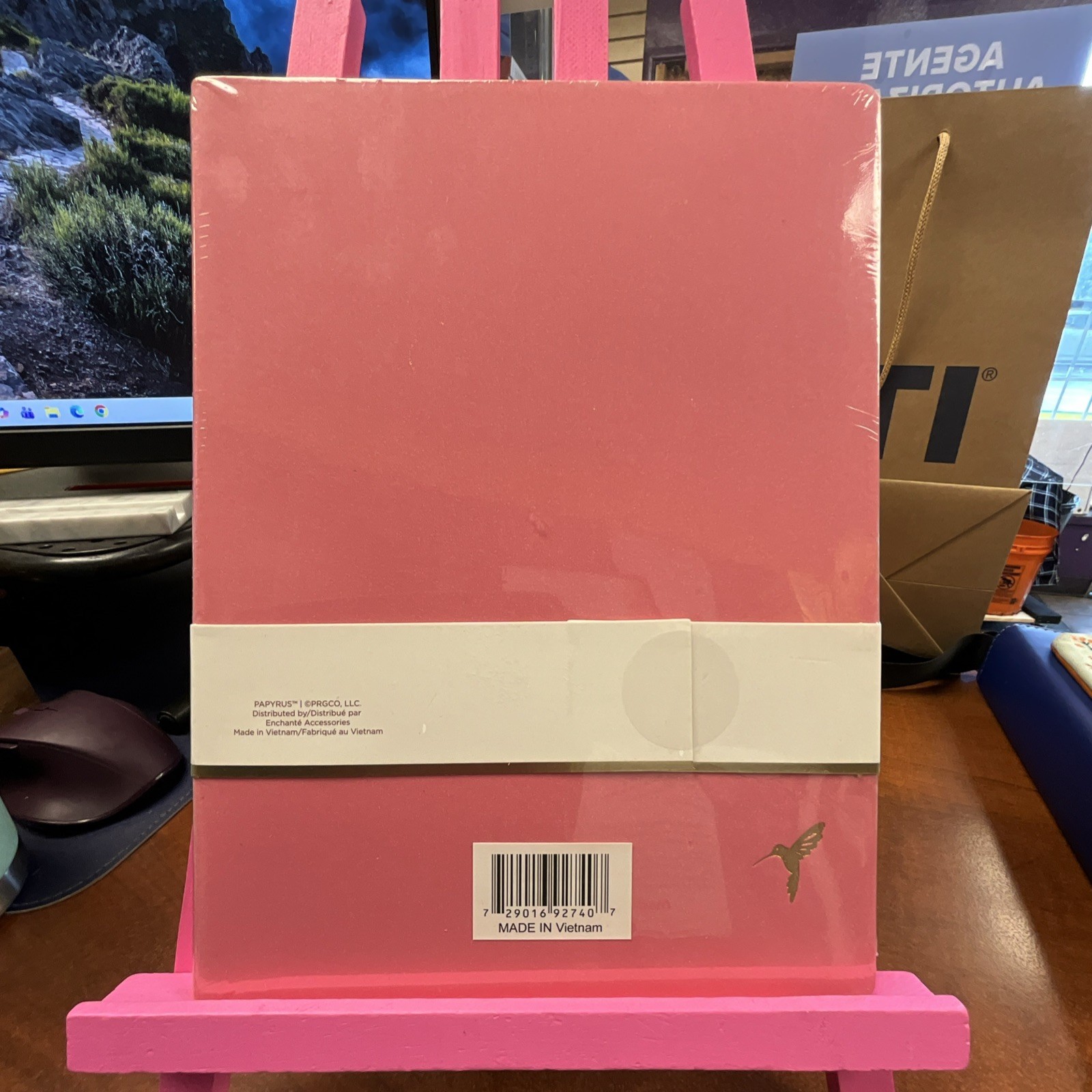 Papyrus Set of 2 Stitched Journals Pink 80 Lined Pages Made in Vietnam