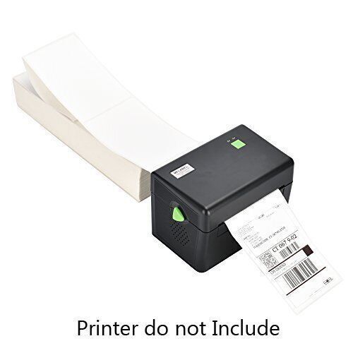Fanfold 4×6″ Perforated Direct Thermal Address Shipping Labels For Rollo & Zebra