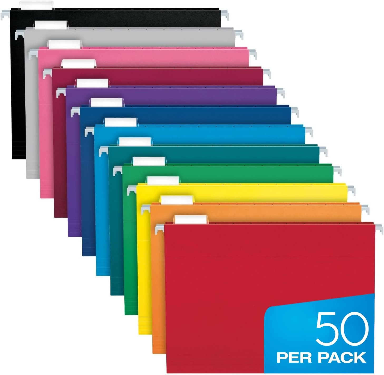 Pack of 50, [Orange, Red, Maroon Yellow, Green, Lime Blue, Light Purple,…