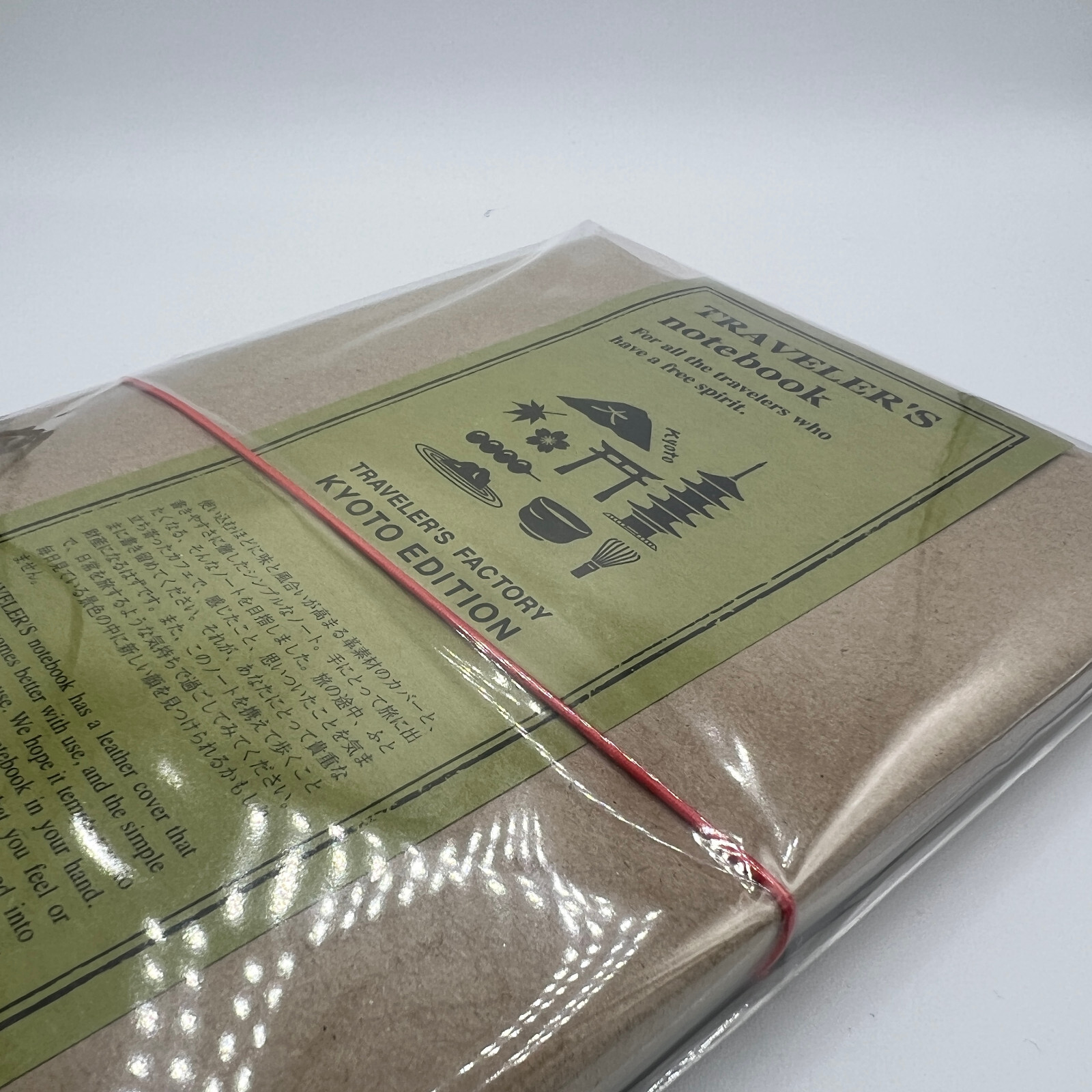 NEW Traveler’s Factory Leather Cover Notebook KYOTO LIMITED EDITION Blue