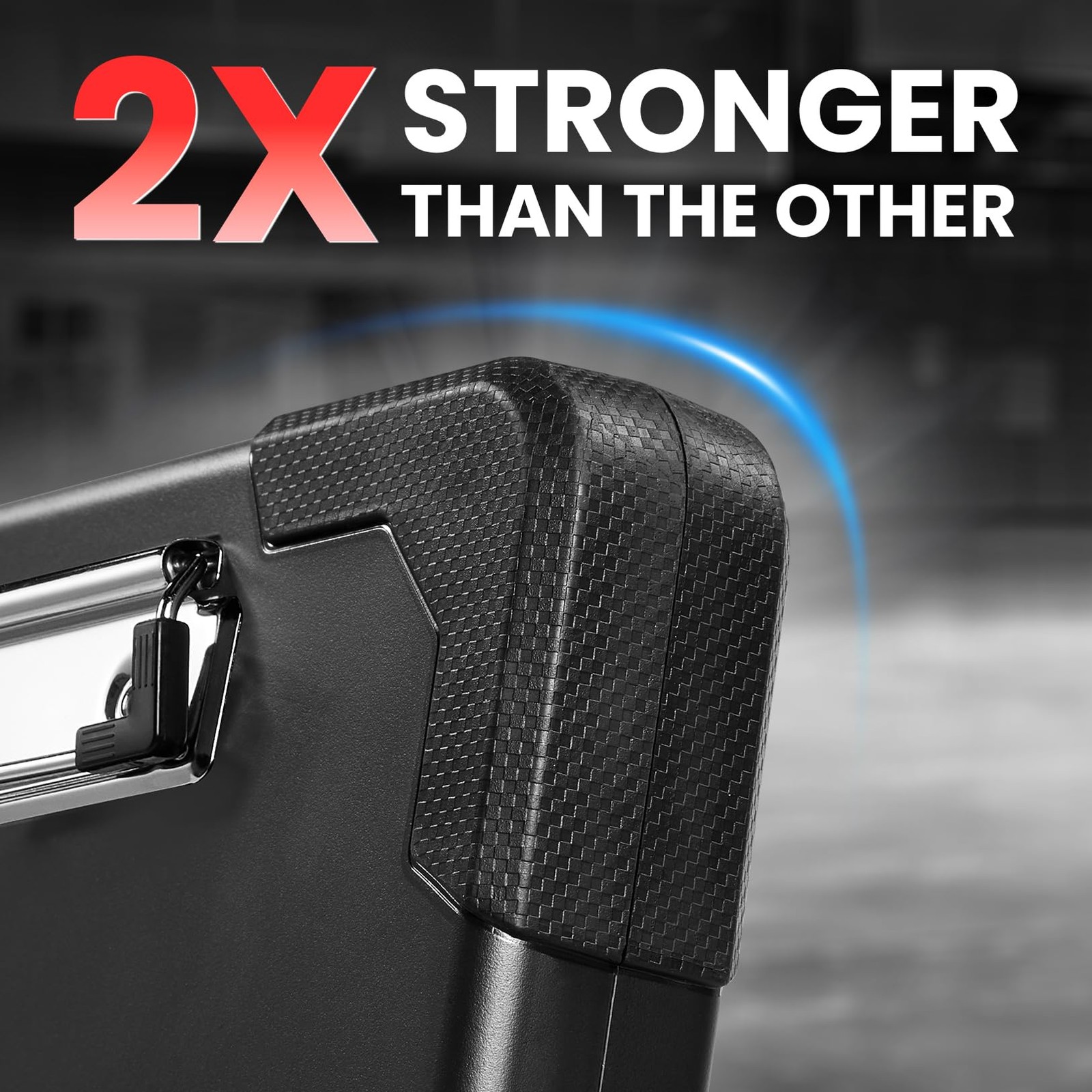 Sooez Toughest Clipboard with Storage, 13.58″ x 9.87″ x 1.46″, All Black