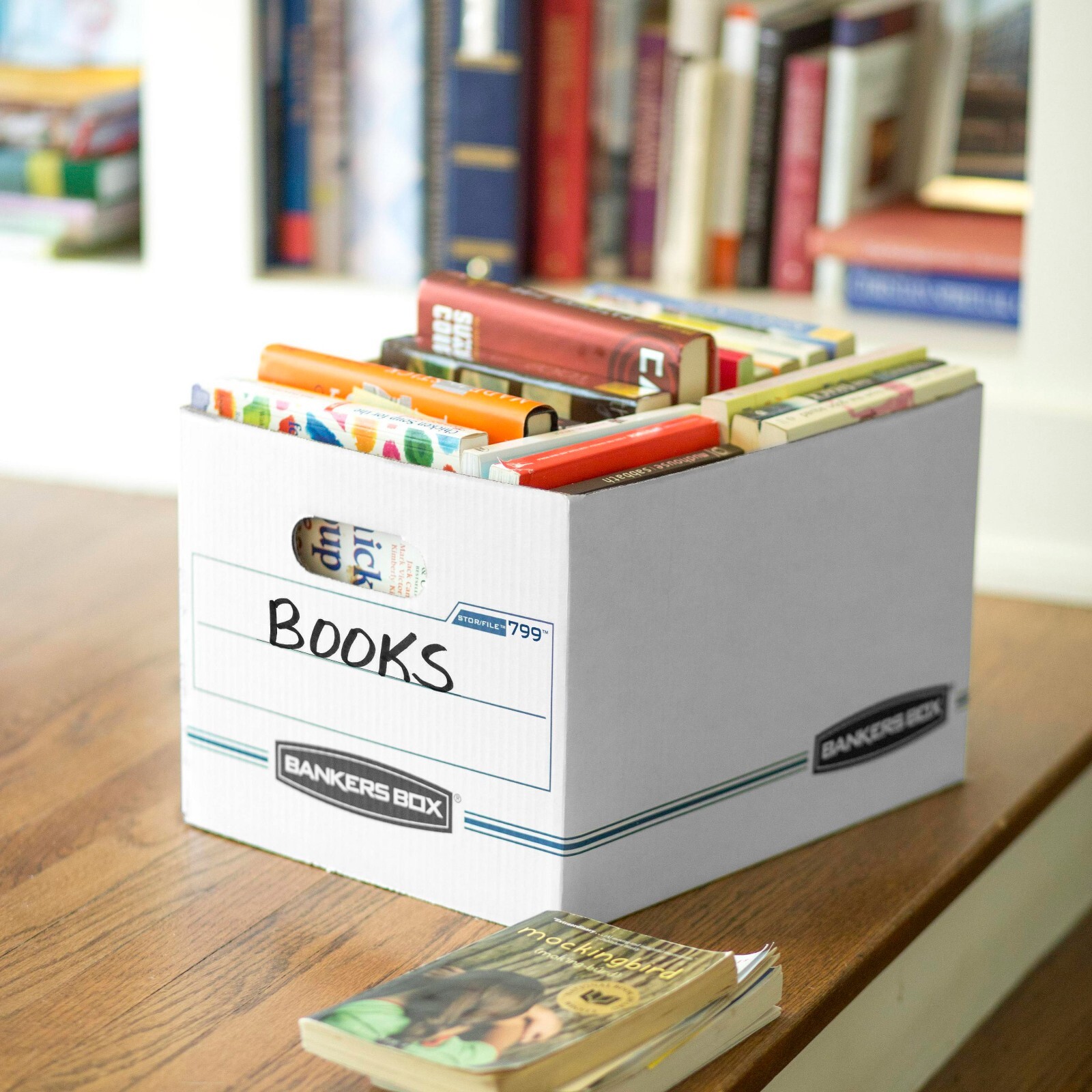 Bankers Box Basic Duty Letter/Legal File Storage Box with Lids, 10 Pack