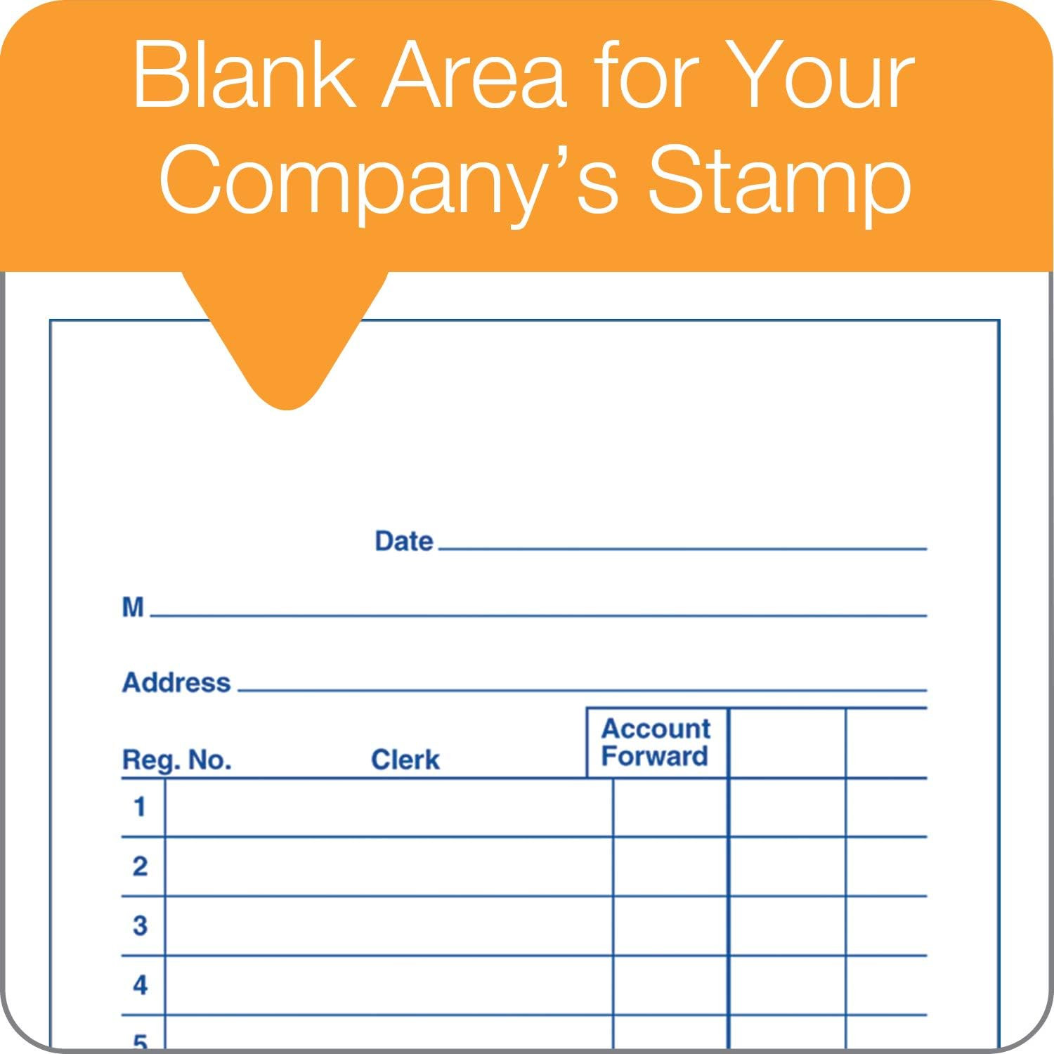 General Purpose Sales Book, 2-Part, Carbonless, White/Canary, 3-11/32 X 5
