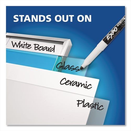 EXPO Neon Windows Dry Erase Marker, Assorted Colors, 5/Pack, 2 Packs