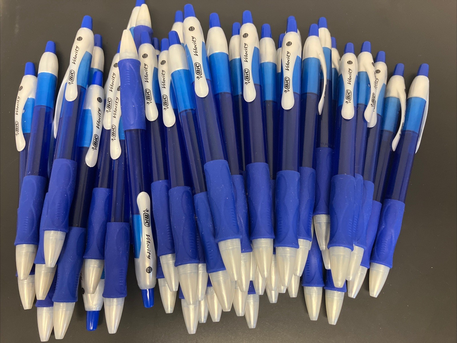 BIC Velocity Retractable Blue Ballpoint Pens 48 Count Medium Point 1.0mm