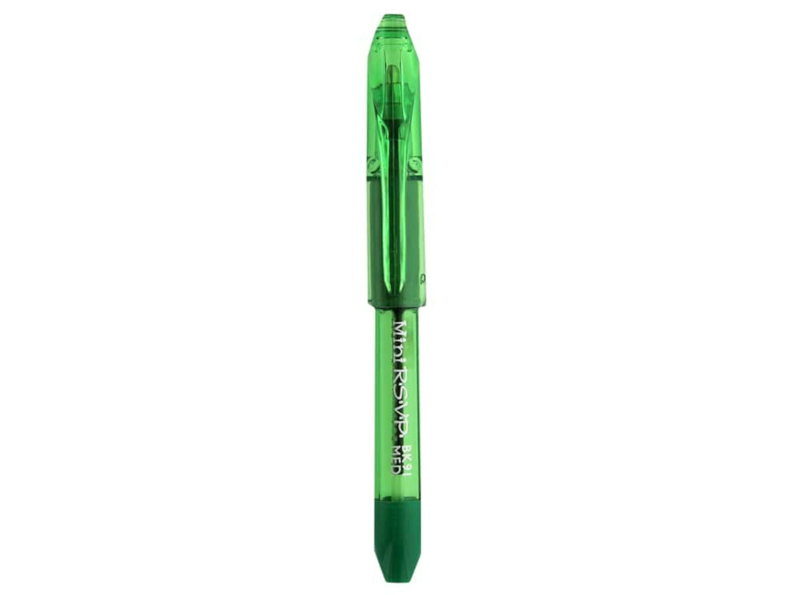 BULK NEW 100-pcs Pentel RSVP MINI Ballpoint Pens GREEN INK 1.0mm BK91MND-D
