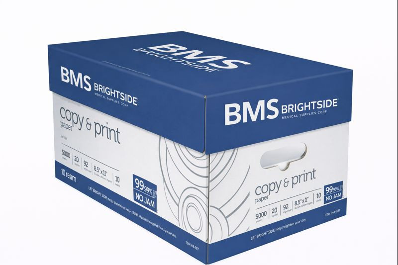 Multi-Use Printer & Copy Paper, 10 Reams, White, Letter (8.5″ x 11″), 5000 Sheet
