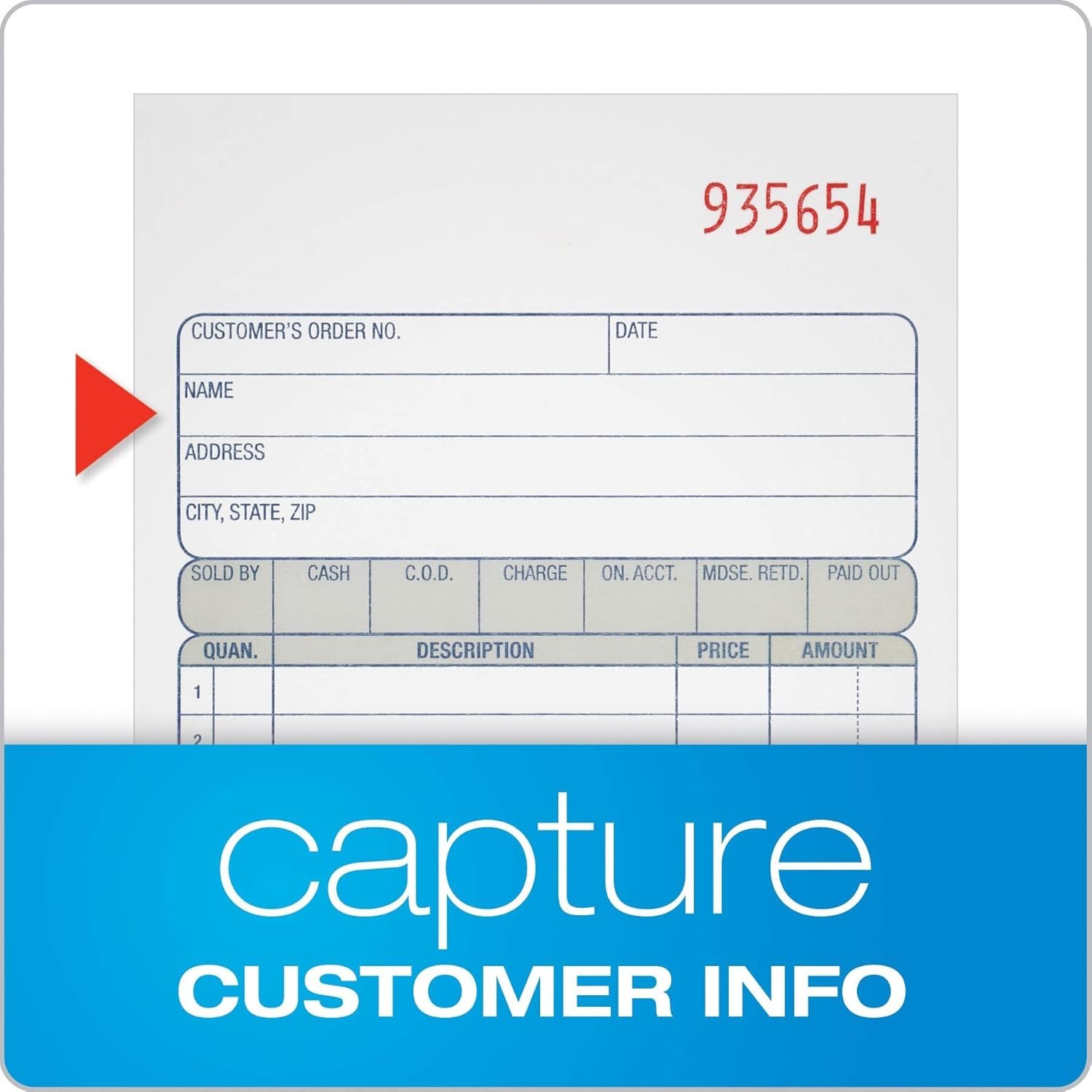 Easy-To-Use Carbonless Sales Order Books – 3 Pack, 50 Sets, Customizable Header