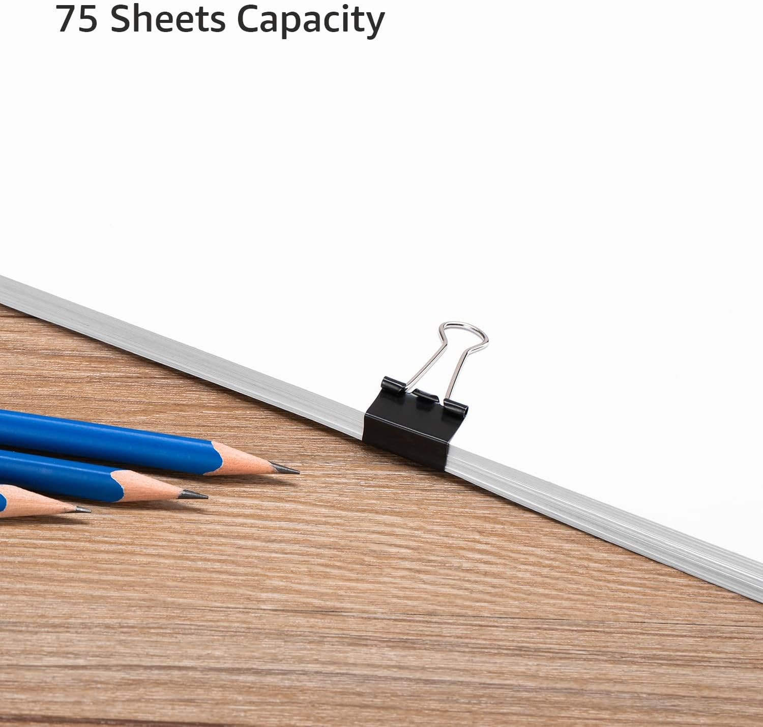 Sturdy Binder Clips for Office Use, 144 Count (12 Pack of 12), Reusable, Black